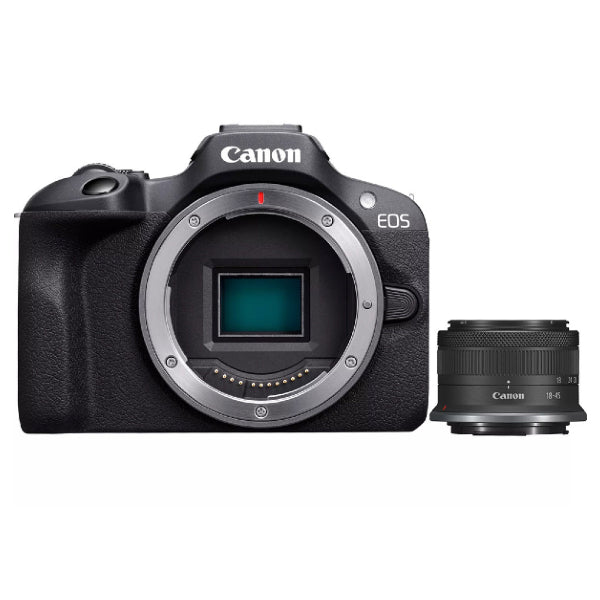 Canon EOS R100 + RF-S 18-45 F4.5-6.3 IS STM Garanzia Canon Italia Canon EOS R100 + RF-S 18-45 F4.5-6.3 IS STM Garanzia Canon Italia